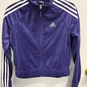 Adidas Purple Y2K Glam Track Jacket